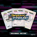 Pokemon BREAKthrough master set placeholders, digital download, Portal TCG