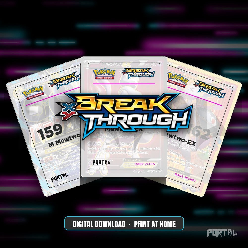 Pokemon BREAKthrough master set placeholders, digital download, Portal TCG