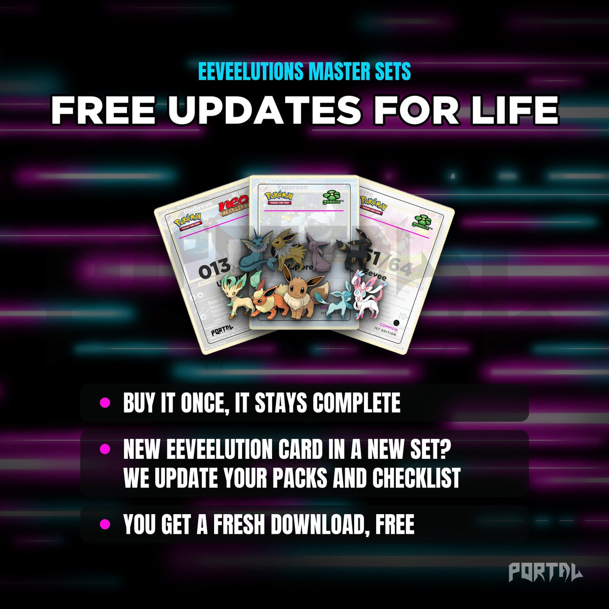 Eeveelutions bundle: free updates for life