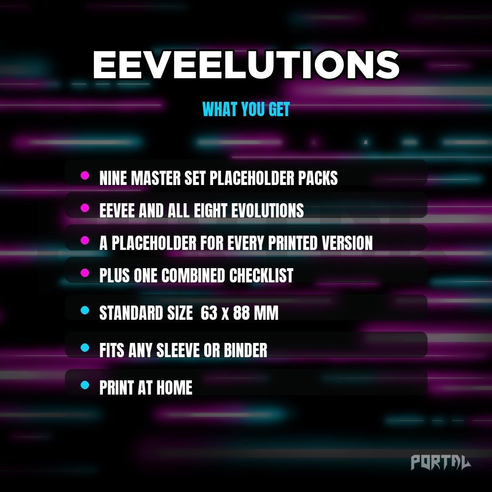 What you get in the Eeveelutions bundle