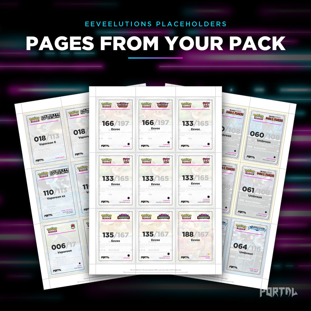 Pages from the Eeveelutions bundle