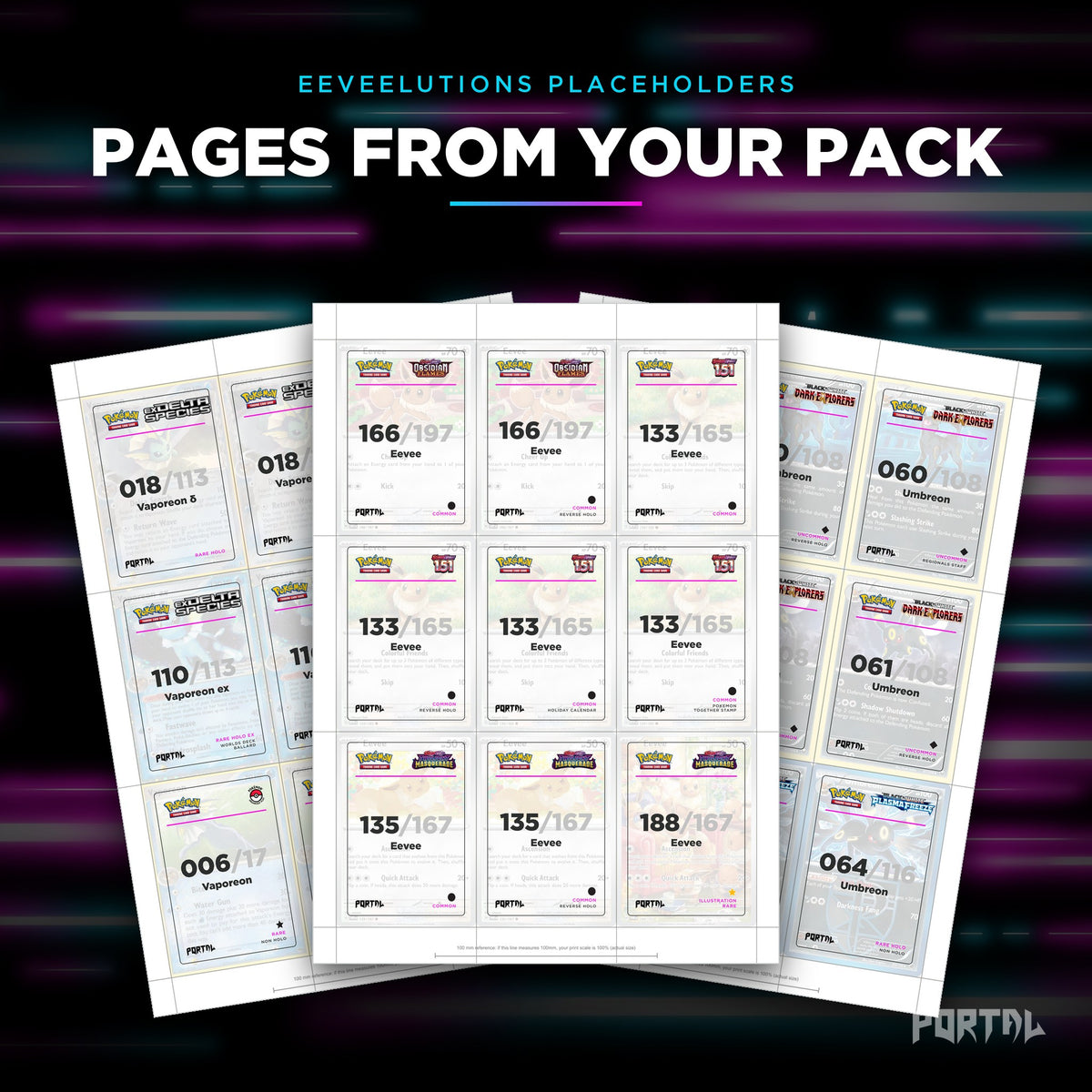 Pages from the Eeveelutions bundle