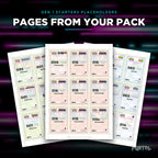 Pages from the Gen 1 Starters bundle