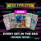 Mega Evolution Japanese era bundle placeholders, every set in the era, digital download