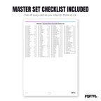 Master set checklist in the Mega Evolution Japanese era bundle