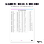 Master set checklist in the Scarlet and Violet era bundle