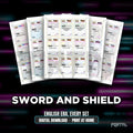 Sword and Shield era bundle placeholders, digital download