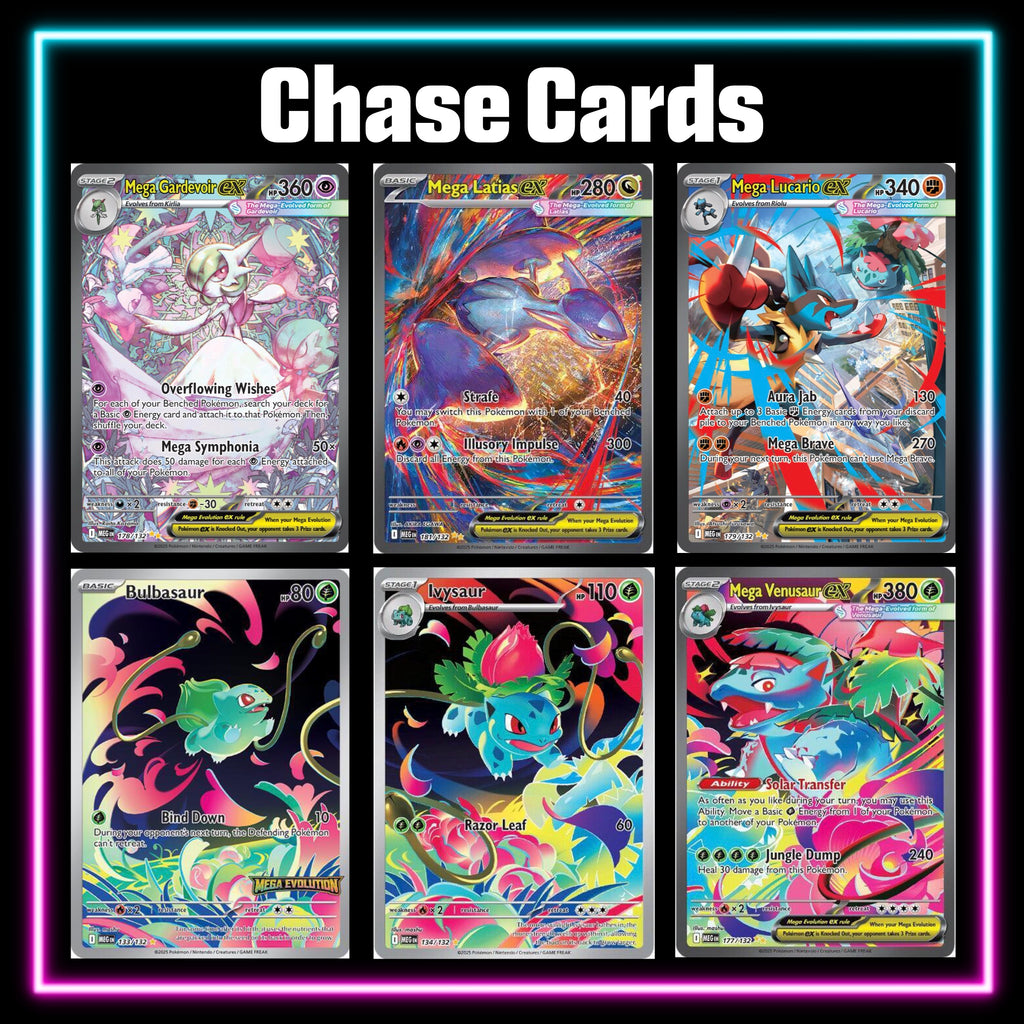 Pokemon Mega Evolutions master set checklist vinyl sticker kit, sheet 8, Portal Customs