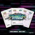 Pokemon Celestial Storm master set placeholders, digital download, Portal TCG