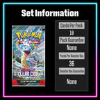 Pokemon Stellar Crown master set checklist vinyl sticker kit, sheet 7, Portal Customs