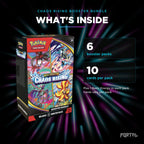 Chaos Rising booster bundle, what's inside: 6 booster packs, 10 cards per pack, Portal TCG