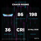 Pokemon Chaos Rising booster pack, set information, Portal TCG
