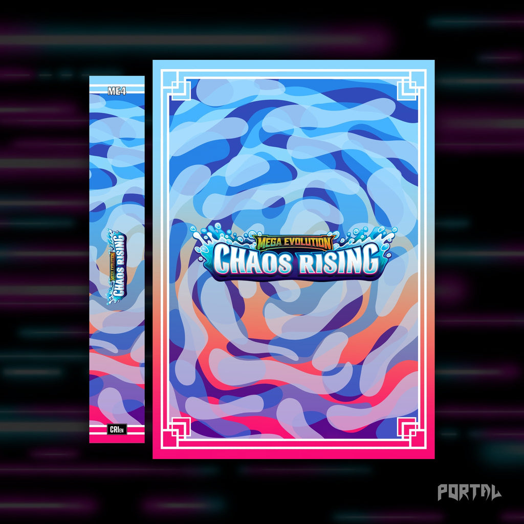 Pokemon Chaos Rising master set checklist kit, cover and spine, Portal TCG