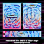 Pokemon Chaos Rising master set checklist kit, full kit with cover, spine and checklist, Portal TCG