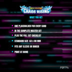 Chaos Rising master set placeholder cards, what is included