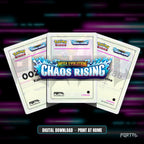 Chaos Rising digital placeholders, included