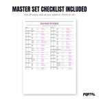 The Absol master set checklist included in the pack