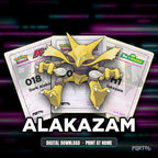 Alakazam character master set placeholders, digital download