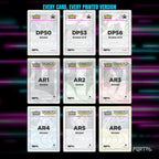 A binder page of Arceus placeholders