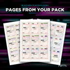 Pages from the Blaziken placeholder pack
