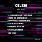 What you get in the Celebi placeholder pack