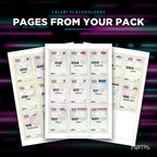 Pages from the Celebi placeholder pack