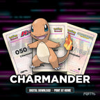 Charmander character master set placeholders, digital download