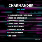 What you get in the Charmander placeholder pack