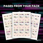 Pages from the Charmander placeholder pack