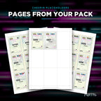Pages from the Chespin placeholder pack