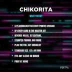 What you get in the Chikorita placeholder pack
