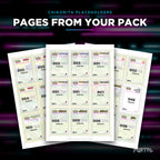 Pages from the Chikorita placeholder pack