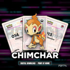 Chimchar character master set placeholders, digital download