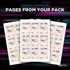 Pages from the Cyndaquil placeholder pack