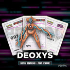 Deoxys character master set placeholders, digital download