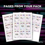Pages from the Deoxys placeholder pack