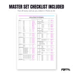 The Deoxys master set checklist included in the pack