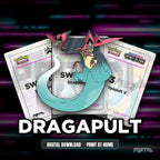 Dragapult character master set placeholders, digital download