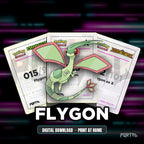 Flygon character master set placeholders, digital download