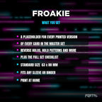 What you get in the Froakie placeholder pack