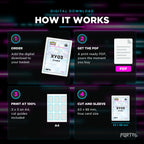How the Froakie placeholders work: order, download, print, cut