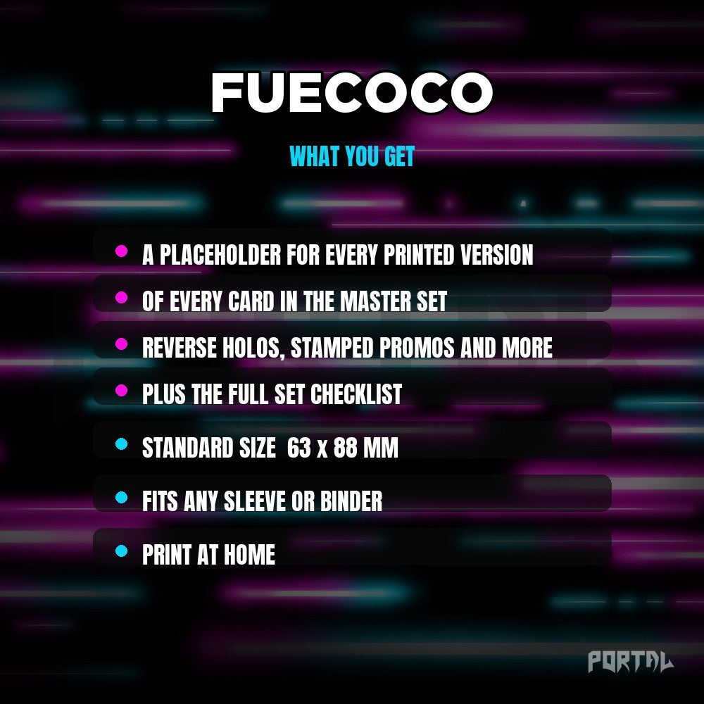 What you get in the Fuecoco placeholder pack