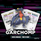 Garchomp character master set placeholders, digital download