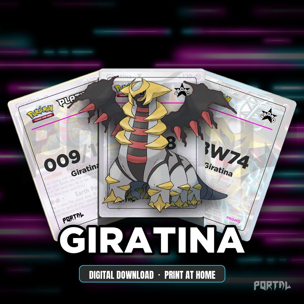 Giratina character master set placeholders, digital download