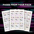 Pages from the Giratina placeholder pack