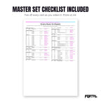The Giratina master set checklist included in the pack