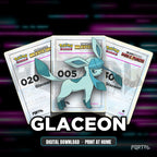 Glaceon character master set placeholders, digital download