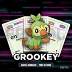 Grookey character master set placeholders, digital download