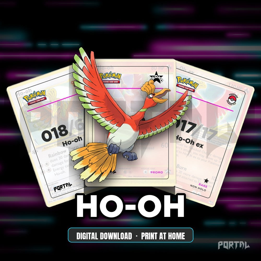 Ho-Oh character master set placeholders, digital download