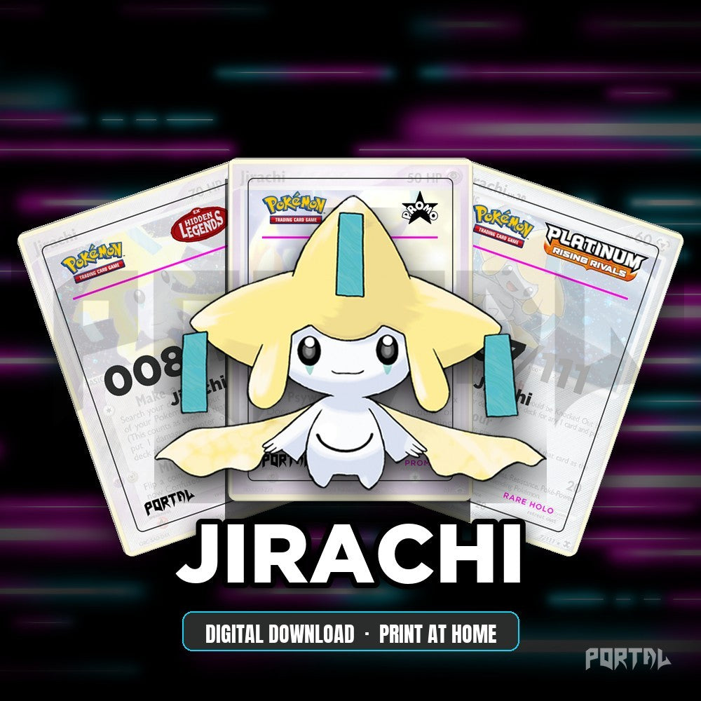 Jirachi character master set placeholders, digital download